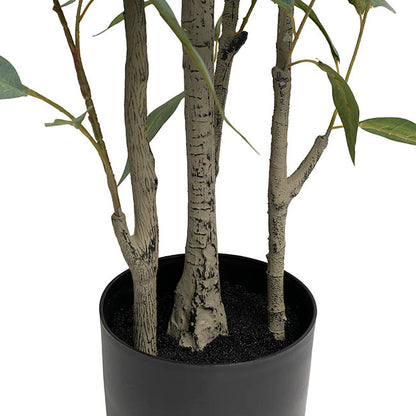 Faux Willow Eucalyptus Tree Green (165cmH)