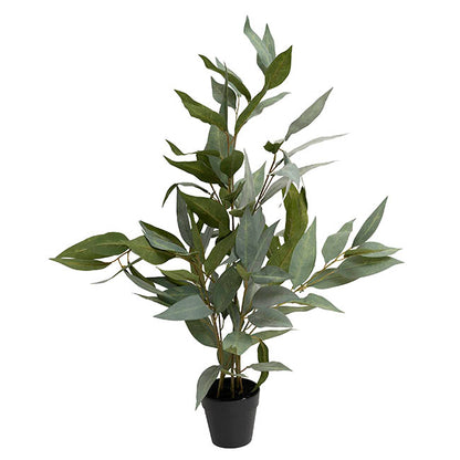 Faux Willow Eucalyptus Tree Green (65cmH)