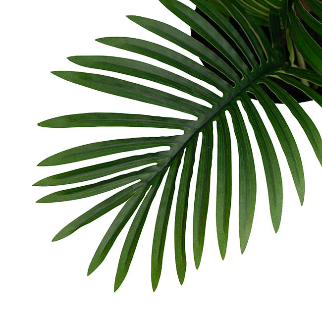 Real Touch Faux Palm Tree in White Pot Green (90cmH)