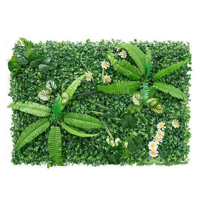 Greenery Wall UV Treated Tropical Oasis Green (40x60cm)