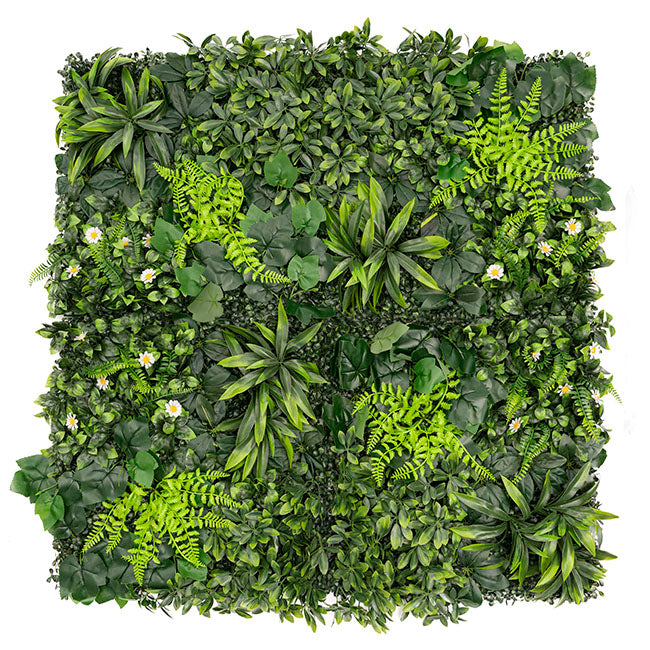 Greenery Wall UV Treated Ivy & Fern Mix Green (1Mx1M)