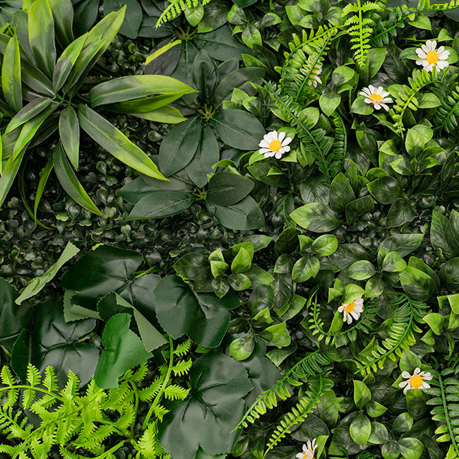 Greenery Wall UV Treated Ivy & Fern Mix Green (1Mx1M)