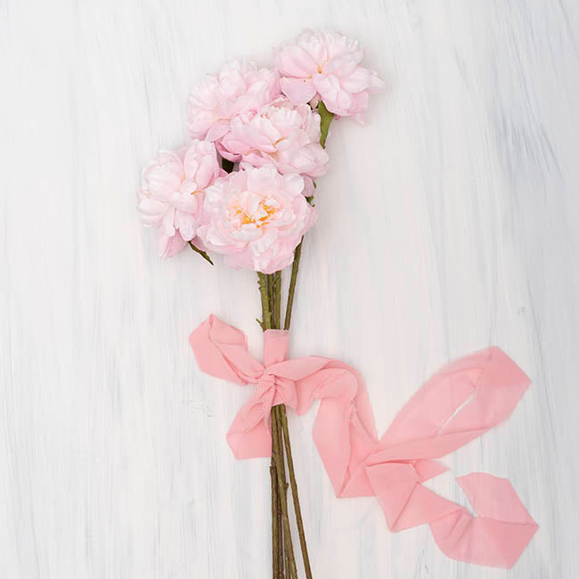 Single Stem Peony Soft Pink (13cmDx67cmH)