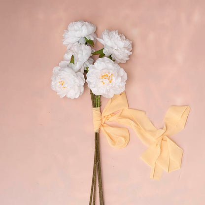 Single Stem Peony White (13cmDx67cmH)