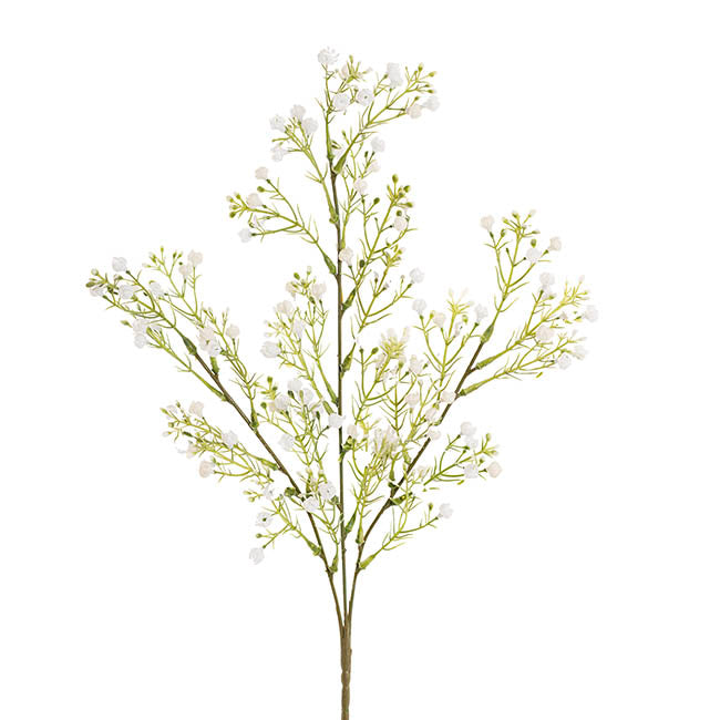 Baby's Breath Leaf Spray White (67cmH)