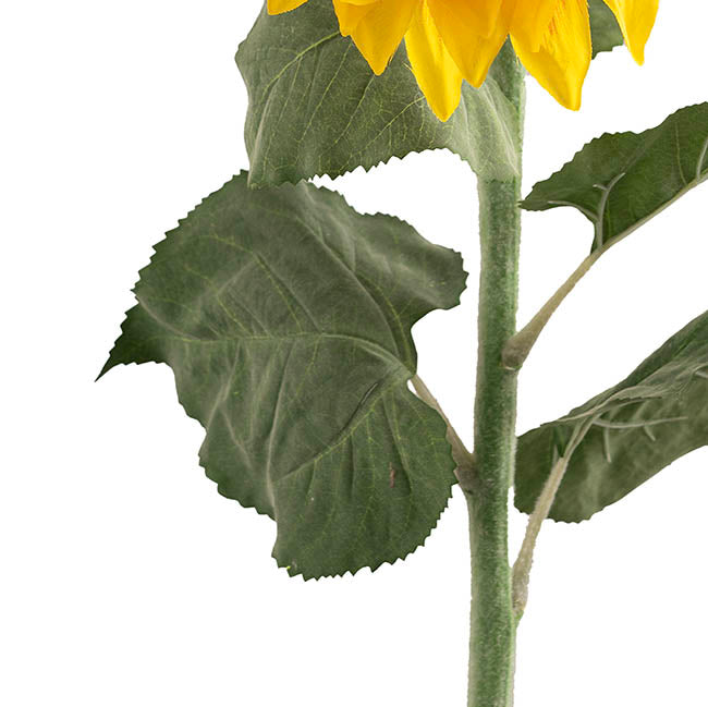 Giant Sunflower Faux Yellow (28cmDx143cmH)