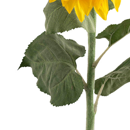 Giant Sunflower Faux Yellow (28cmDx143cmH)
