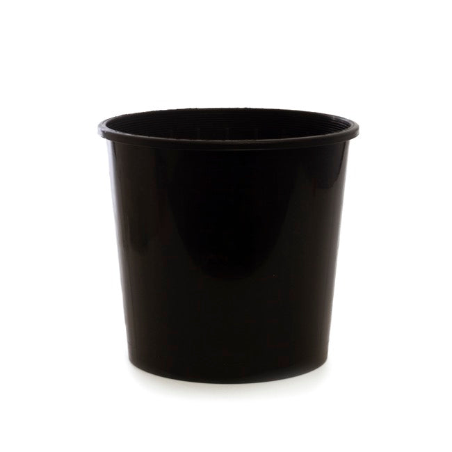 Dutch Flower Bucket Plastic Round 05L Black (23Dx20cmH)