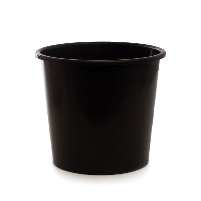 Dutch Flower Bucket Plastic Round 07L Black (26Dx19cmH)