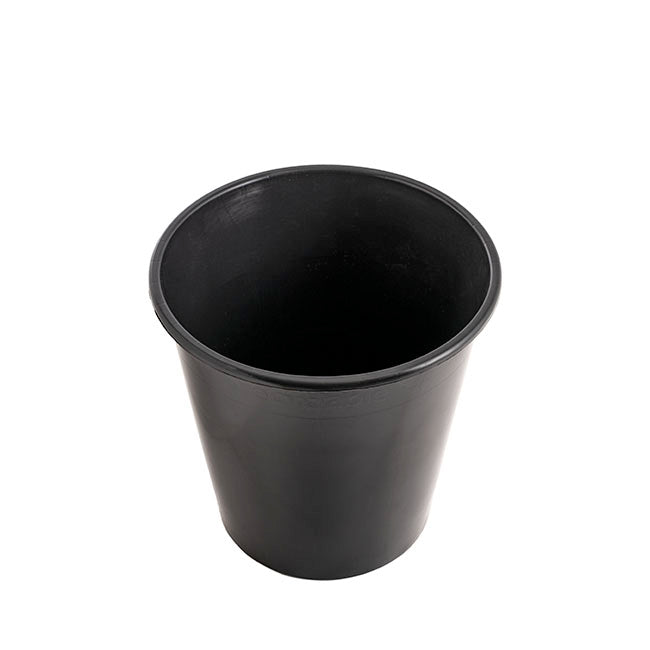Dutch Flower Bucket Round 10L Black (27Dx27cmH) Promo