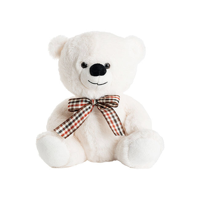 Toby Relay Teddy White (25cmST)