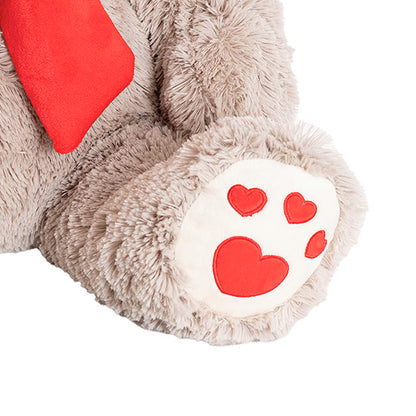 Ted the I Love You Teddy Bear Plush Toy Warm Grey (45cmST)
