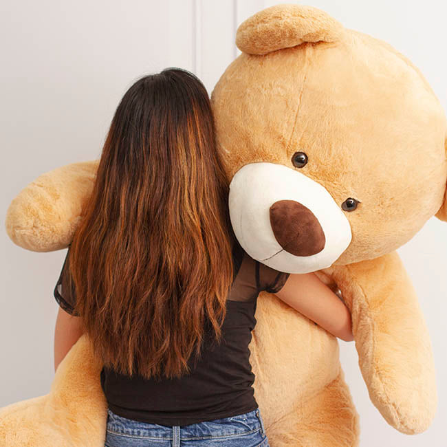 Nandi Large Teddy Bear Brown (90cm Sitting)