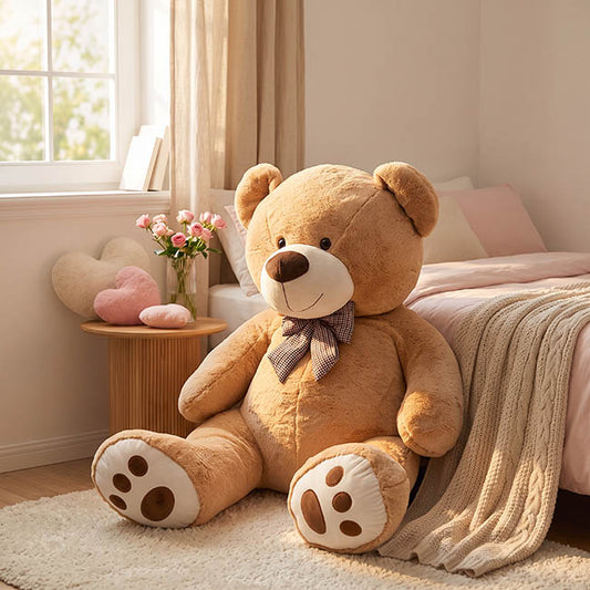 Nandi Large Teddy Bear Brown (90cm Sitting)