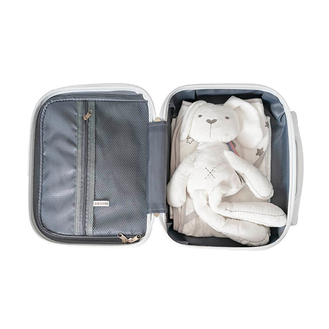 Star Print 100% Cotton Baby Gift Case Set 8 Grey