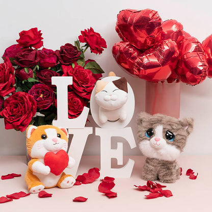 Cat Luna Plush Soft Toy Grey (24cmST)