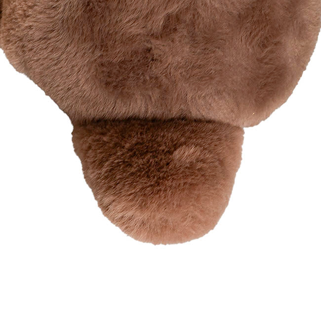 Otter Lila w Red Heart Plush Soft Toy Brown (25cm.ST)