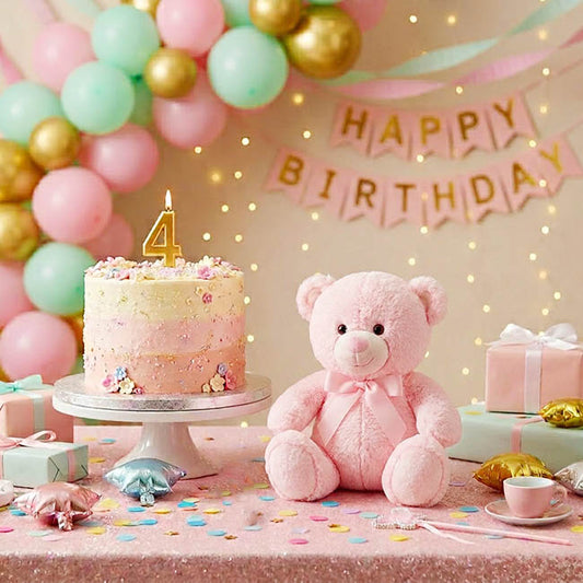Teddy Bear Toby Soft Pink (20cm.ST)