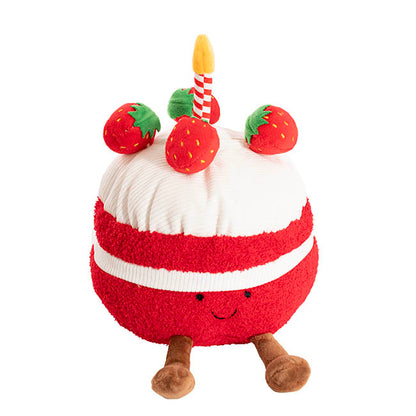 Strawberry Cream Cake Plush Soft Toy Red (20cm.ST)