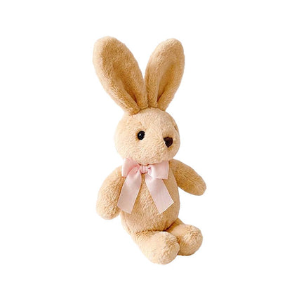 Bunny Lola w Bow Plush Soft Toy Brown (15cm.ST)