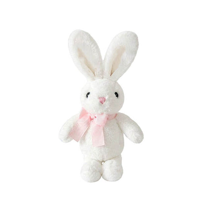 Bunny Lola w Bow Plush Soft Toy White (15cm.ST)