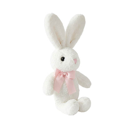 Bunny Lola w Bow Plush Soft Toy White (15cm.ST)