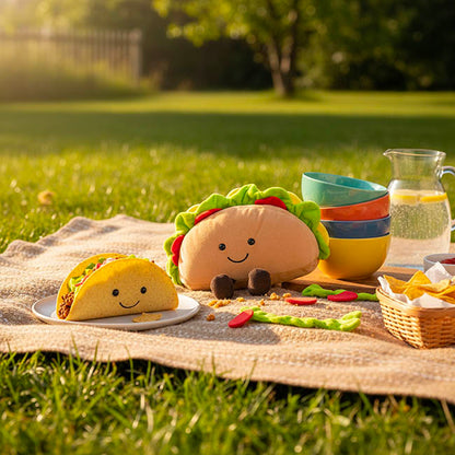 Mr Tacos Plush Soft Toy Brown (22x13cm.ST)