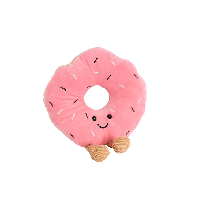 Strawberry Donut Plush Soft Toy Pink (20cm.ST)