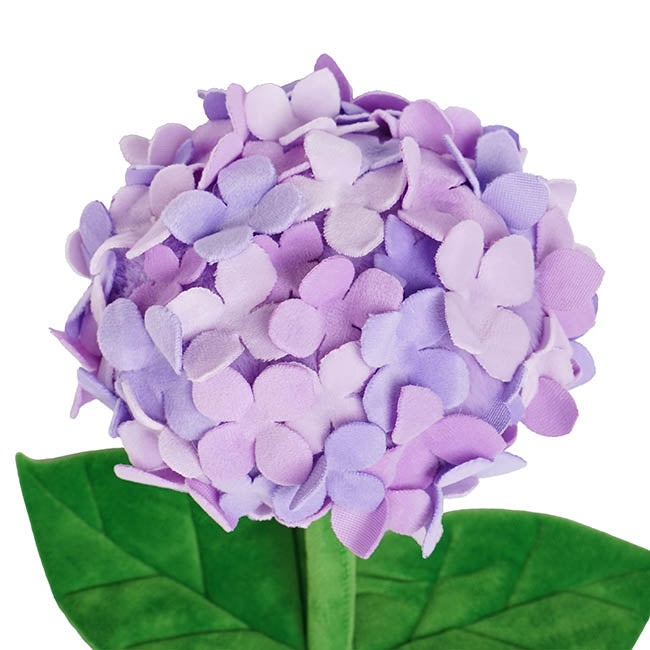 Hydrangea Plush Stem Purple (42cmH)