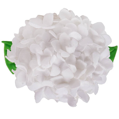 Hydrangea Plush Stem White (42cmH)