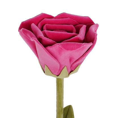 Rose Plush Stem Full Bloom Hot Pink (7cmDx45cmH)