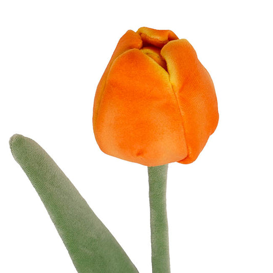 Tulip Plush Stem Orange (48cmH)