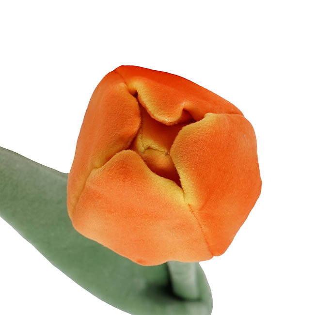 Tulip Plush Stem Orange (48cmH)