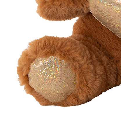 Teddy Bear Jimmy w Gift Plush Heart Brown (20cm.ST)