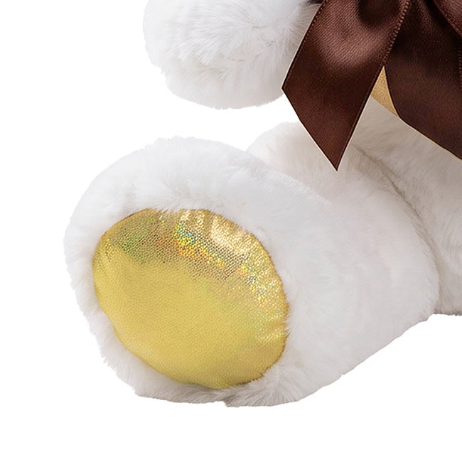 Teddy Bear Jimmy w Gift Plush Heart White (20cm.ST)