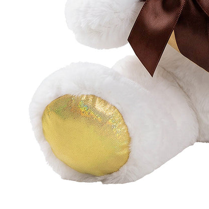 Teddy Bear Jimmy w Gift Plush Heart White (20cm.ST)