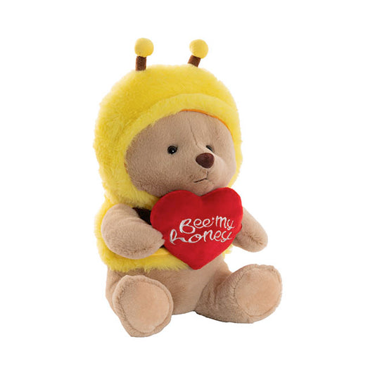 Teddy Bear Bumble w Bee my Honey Heart Yellow (25cm.ST)