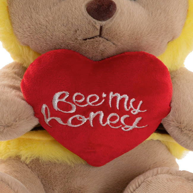 Teddy Bear Bumble w Bee my Honey Heart Yellow (25cm.ST)