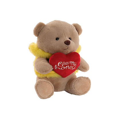 Teddy Bear Bumble w Bee my Honey Heart Yellow (25cm.ST)