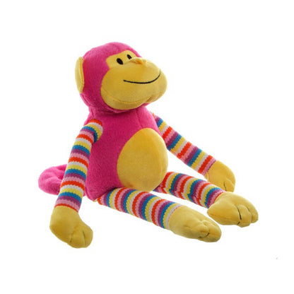 Milo Monkey Bright Striped Hot Pink (38cmHT)