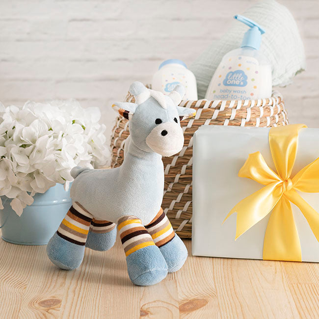 Thomas Giraffe Rattle Blue Multi (23cmH)