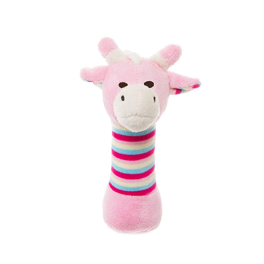 Thomas Giraffe Hand Rattle Pink Multi (15cmHT)