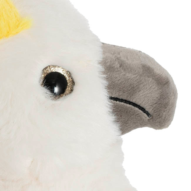 Cockatoo Gabby Plush Soft Toy White (27cm.HT)