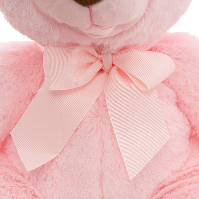 Teddy Bear Mojo Plush Soft Toy Pink (40cmHT)