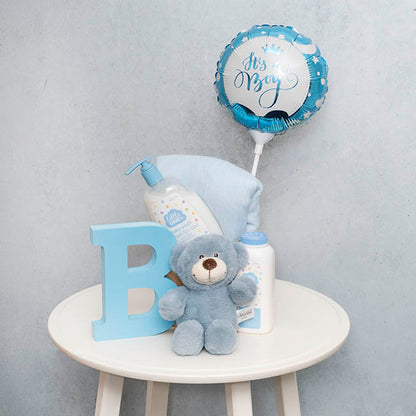 Mr Snuggles Plush Teddy Bear Stone Blue (15cmST)