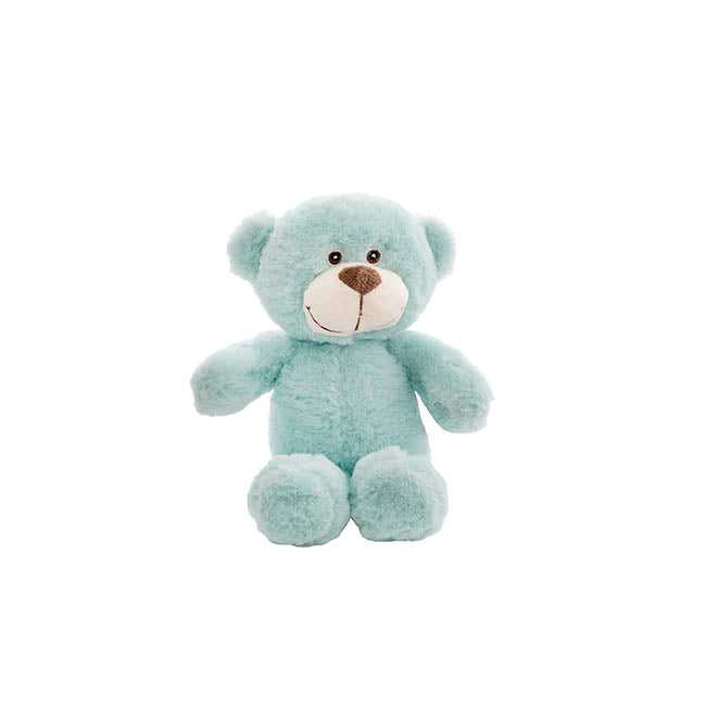Mr Snuggles Plush Teddy Bear Aqua Teal (15cmST)