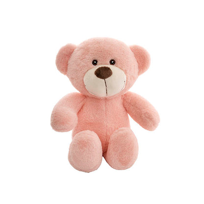 Mr Snuggles Plush Teddy Bear Pastel Peach (25cmST)