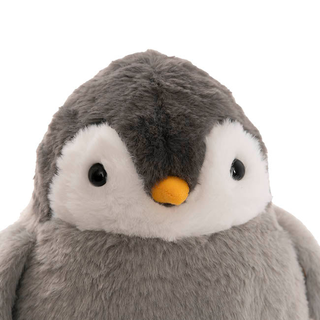 Rony the Penguin Eco Plush Soft Toy Grey (23cm.HT)