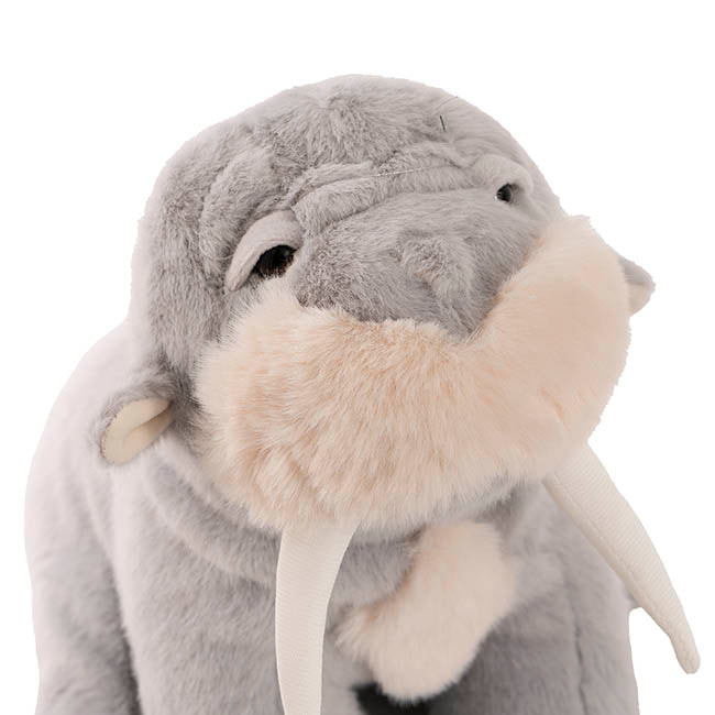 Marlow the Walrus Eco Plush Soft Toy Grey (25cm.ST)