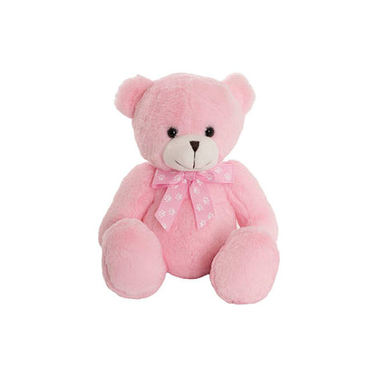 Luca Eco Teddy Bear w Bow Pink (20cm.ST)